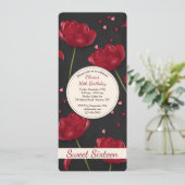 Flowers of Love Invitation Kaart (Staand voorkant)