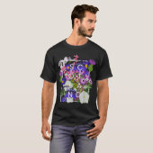 Flowers of Scotland Word Art - Scottish Pride T-shirt (Voorkant volledig)