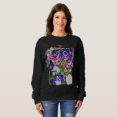 Flowers of Scotland Word Art - Scottish Pride Trui (Voorkant volledig)