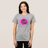 Flowers of Your Faithfulness Butterfly & Flower Tri-Blend Shirt (Voorkant volledig)