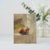 Flowers On A Window Ledge beroemd gemaakt door Joh Briefkaart (Staand voorkant)