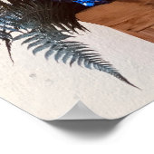 Flowers on the Wall in Nice Photography Poster  (Hoek)