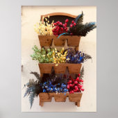 Flowers on the Wall in Nice Photography Poster  (Voorkant)