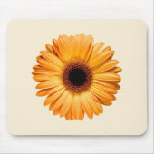 Flowers Orange Gerbera Muismat (Voorkant)