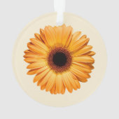 Flowers Orange Gerbera Ornament (achterkant)