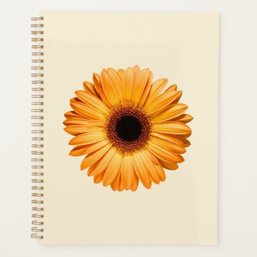 Flowers Orange Gerbera Planner (Voorkant)