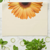 Flowers Orange Gerbera Theedoek (Gevouwen)