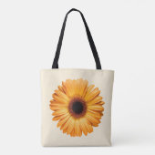 Flowers Orange Gerbera Tote Bag (Achterkant)