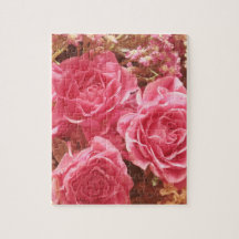 Flowers Oversize Jigzaag Puzzles