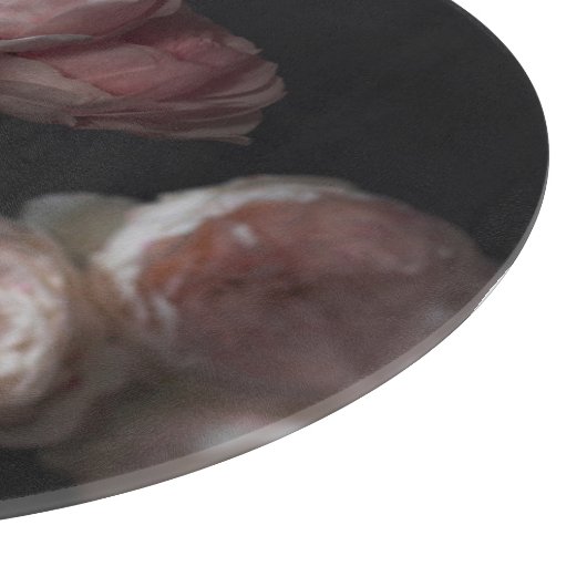 Flowers | Pale Pink Peonies in Vase Snijplank (Hoek)