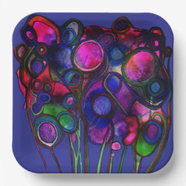 Flowers Papieren Bordje