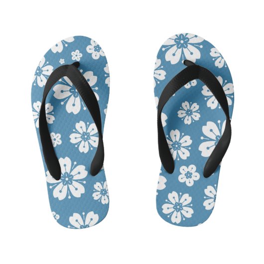 Flowers Patroon 5 Kinder Teenslippers (Voetbed)