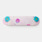 Flowers Patroon 7 Persoonlijk Skateboard (Horizontaal)