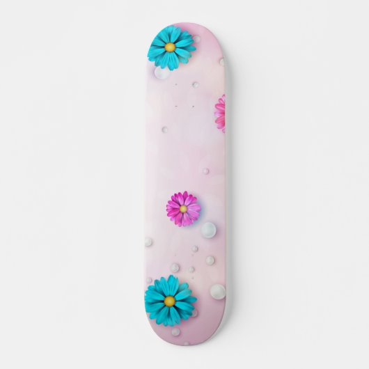 Flowers Patroon 7 Persoonlijk Skateboard (Voorkant)