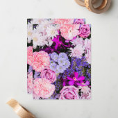 Flowers Patroon 8 Notitiekaartje (Voorkant / Achterkant in situ)