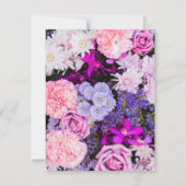 Flowers Patroon 8 Notitiekaartje (Achterkant)