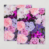 Flowers Patroon 8 Notitiekaartje (Voorkant / Achterkant)