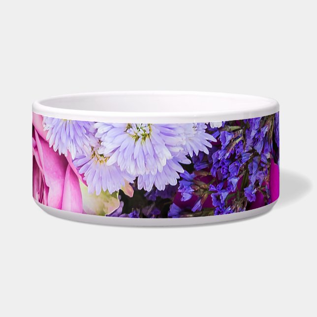 Flowers Patroon 8 Voerbakje (Voorkant)