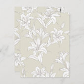 Flowers Patroon 9 Briefkaart (Voorkant / Achterkant)