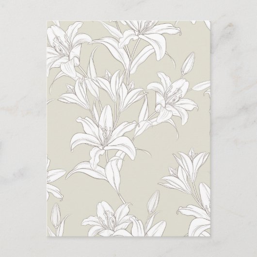 Flowers Patroon 9 Briefkaart (Voorkant)