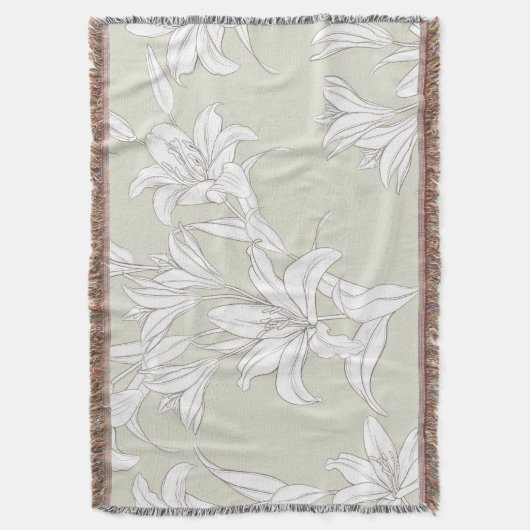 Flowers Patroon 9 Deken (Voorkant Verticaal)