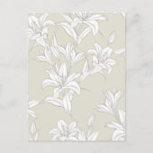 Flowers Patroon 9 Feestdagenkaart (Voorkant)