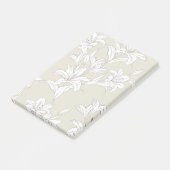 Flowers Patroon 9 Post-it® Notes (Schuin)