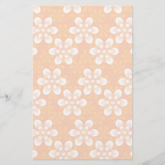 Flowers Patroon Briefpapier (Voorkant)