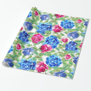 Flowers Patroon Cadeaupapier
