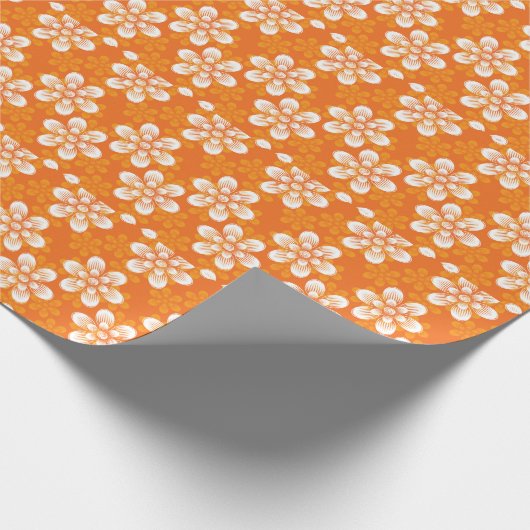 Flowers Patroon Cadeaupapier (Hoek)