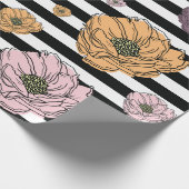 Flowers Patroon Cadeaupapier (Hoek)