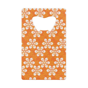 Flowers Patroon Creditkaart Flessenopener