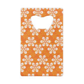 Flowers Patroon Creditkaart Flessenopener (Achterkant)