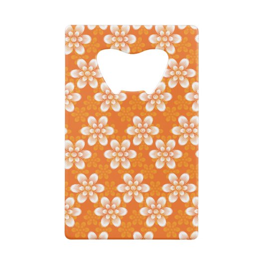 Flowers Patroon Creditkaart Flessenopener (Achterkant)