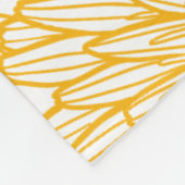 Flowers Patroon Fleece Deken (Hoek)