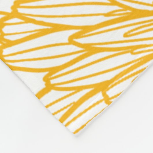 Flowers Patroon Fleece Deken (Hoek)