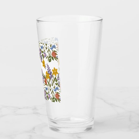 Flowers Patroon Glas (Links)