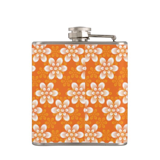 Flowers Patroon Heupfles (Achterkant)