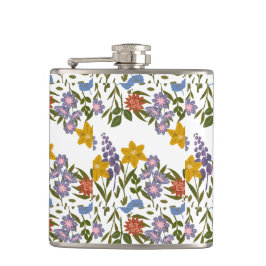 Flowers Patroon Heupfles