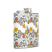 Flowers Patroon Heupfles (Rechts)