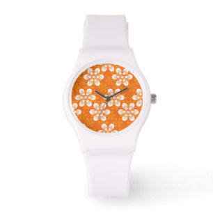 Flowers Patroon Horloge