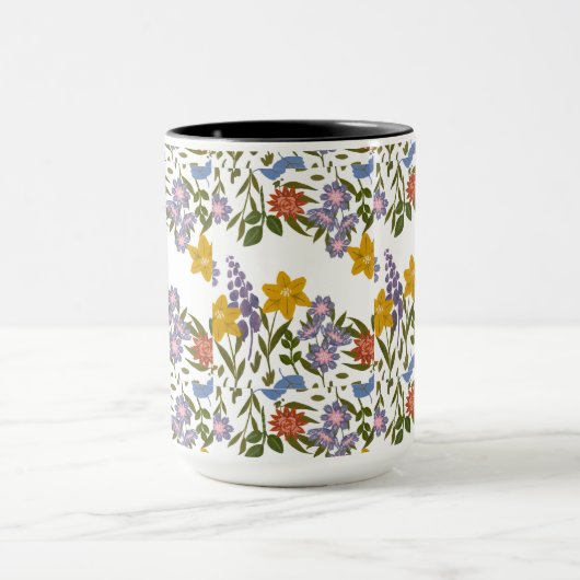 Flowers Patroon Mok (Midden)