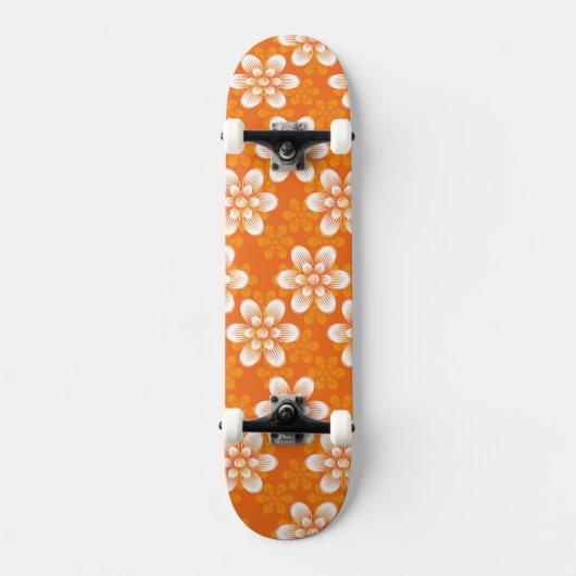 Flowers Patroon Persoonlijk Skateboard (Voorkant)