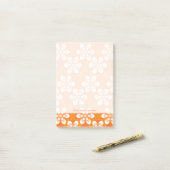Flowers Patroon Post-it® Notes (Op bureau)