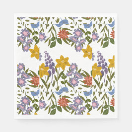 Flowers Patroon Servet