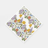 Flowers Patroon Servet (Hoek)