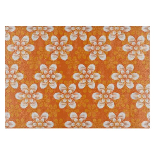 Flowers Patroon Snijplank (Voorkant)