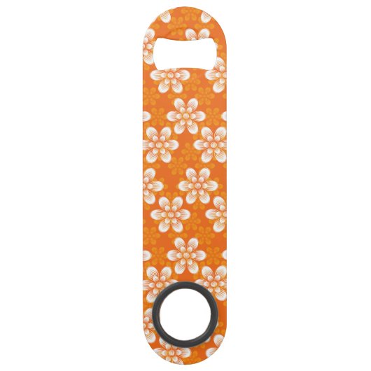 Flowers Patroon Speed Flessenopener (Voorkant)