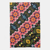 Flowers Patroon Theedoek (Verticaal)