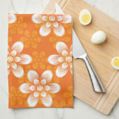 Flowers Patroon Theedoek (Quarter Fold)